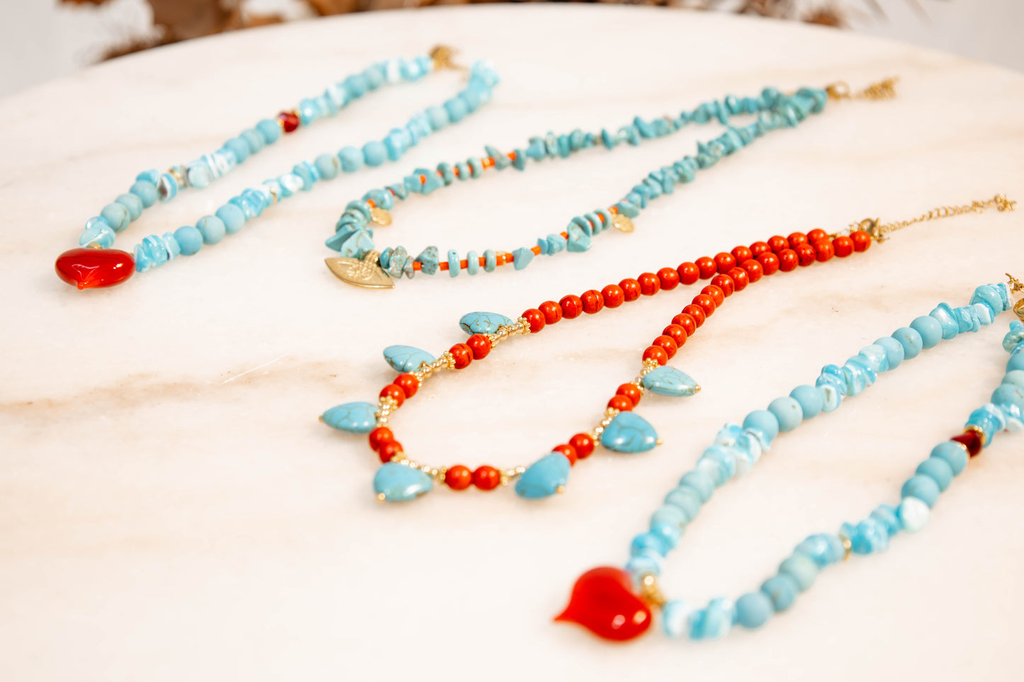 String of Hearts Necklace