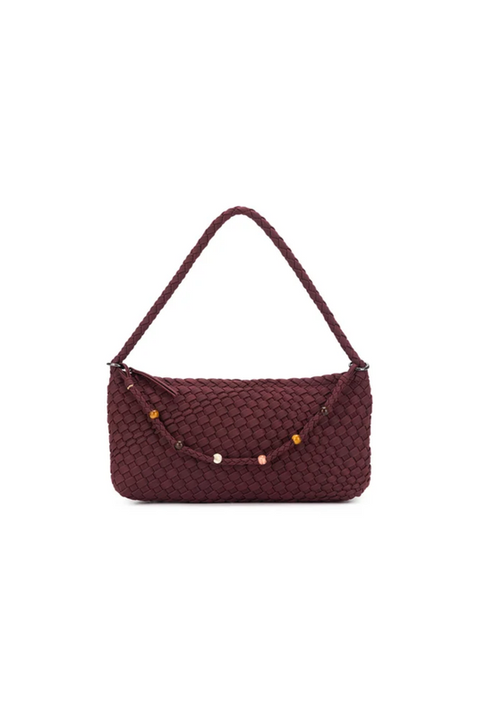Nolita Burgundy 2 Piece Suedette Handbag