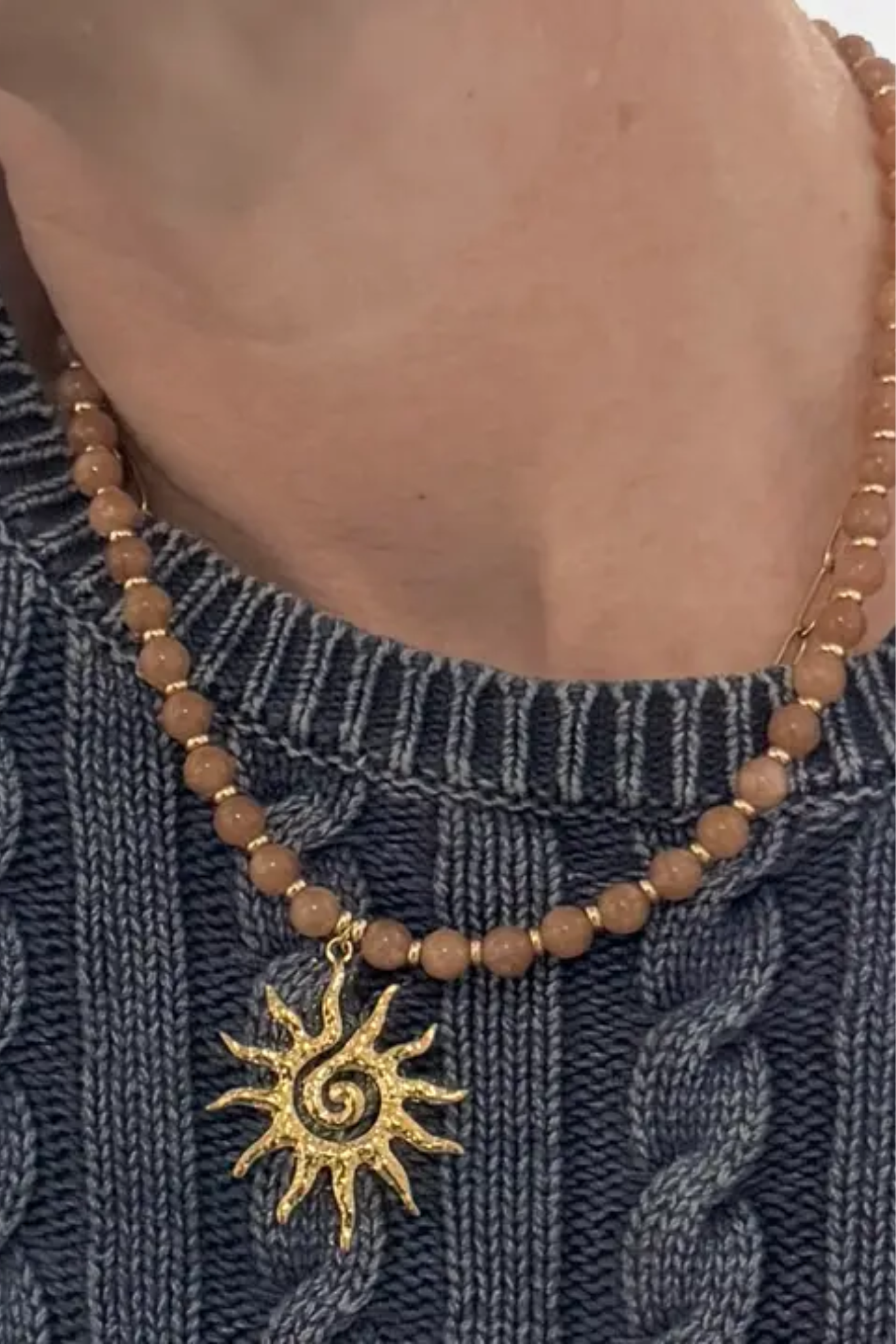 Sunrise Stone Necklace