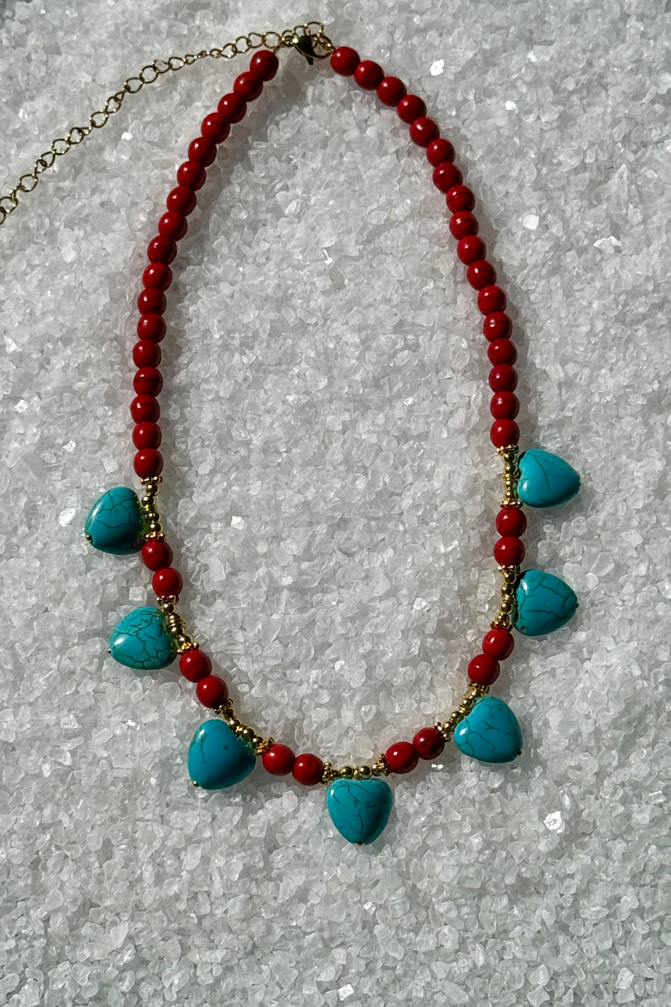 String of Hearts Necklace
