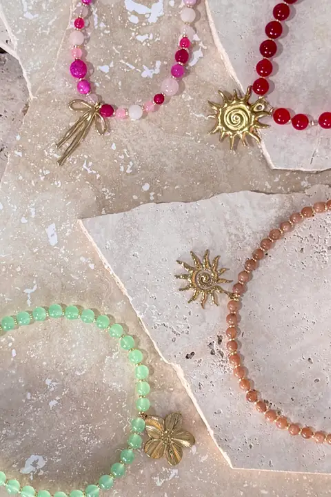 Petals Stone Necklace