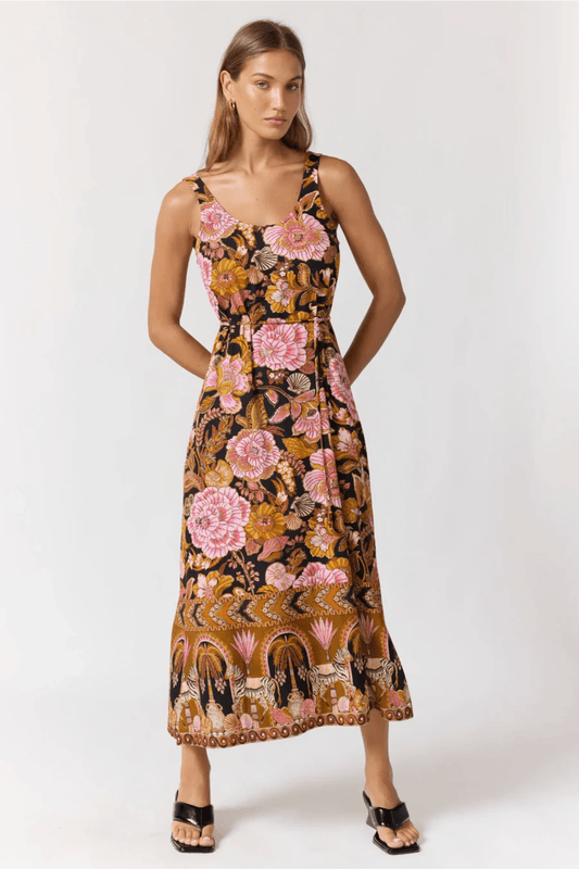 Faith Midi Dress - Solara Boheme