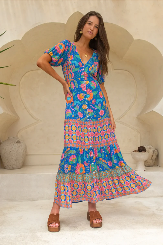Golden Years Maxi Dress - Solara Boheme
