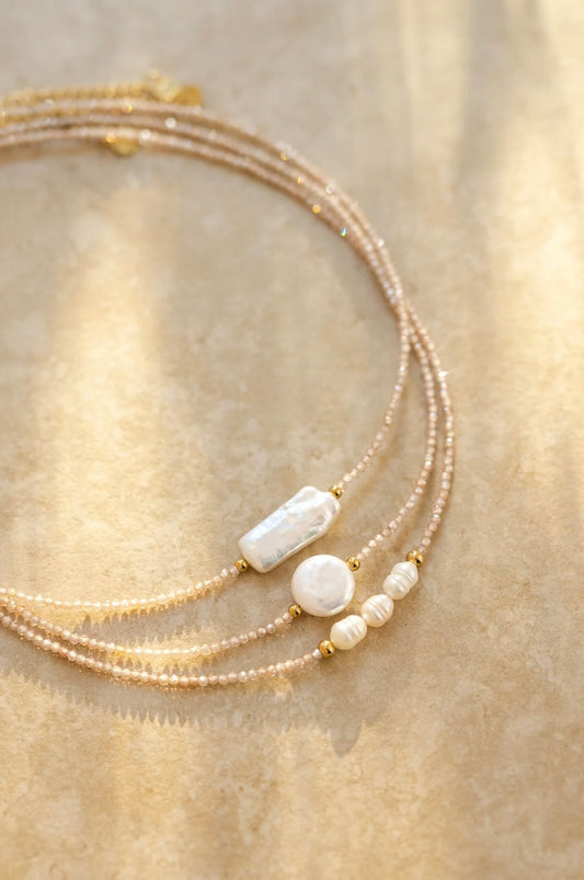Koa (3 pearl only) Necklace