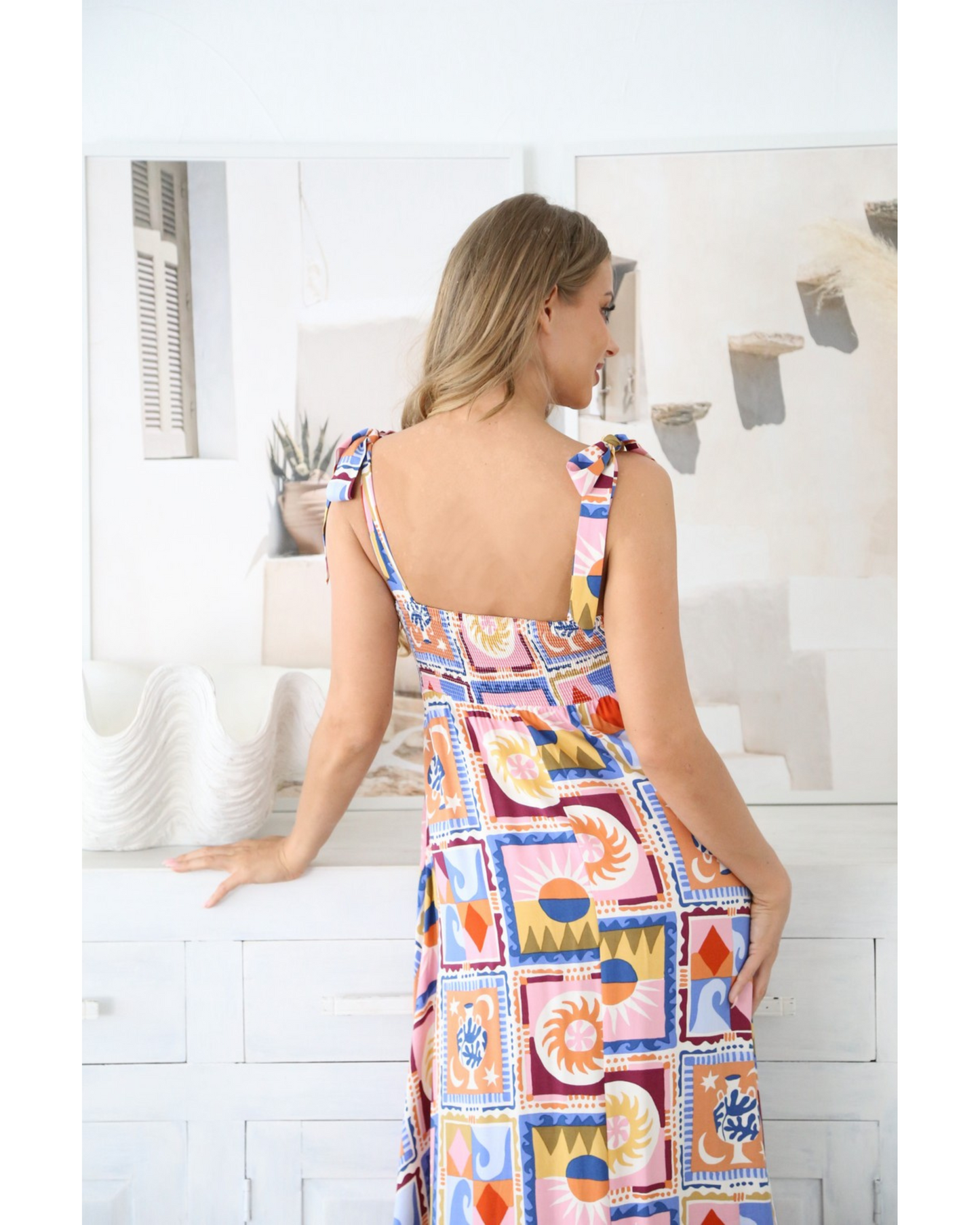 Salty Bright Maxi Dress