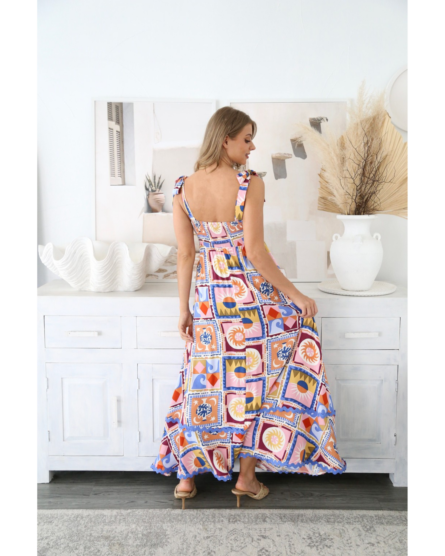 Salty Bright Maxi Dress