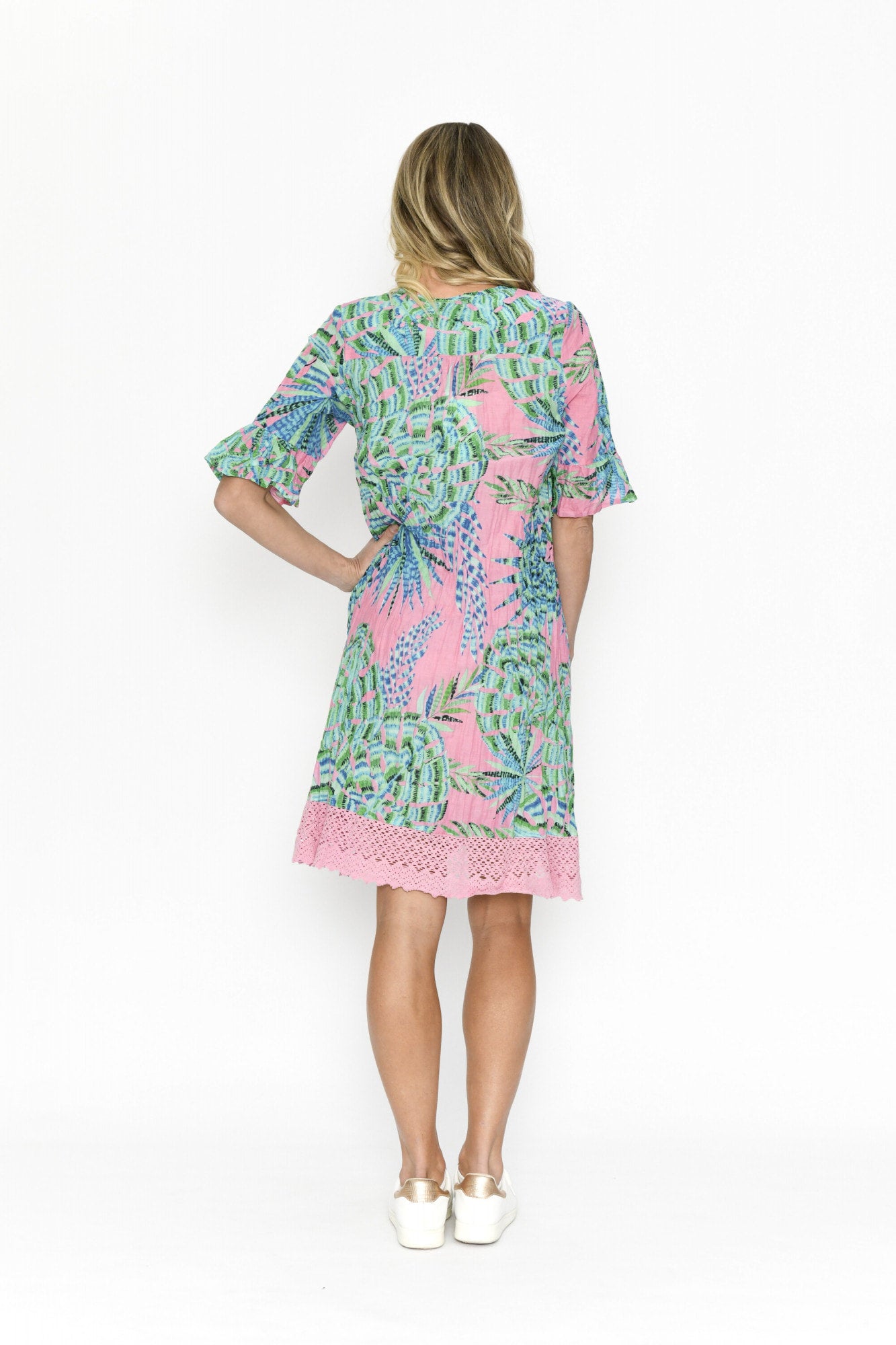 Hannah Tunic Boho Short Sleeve