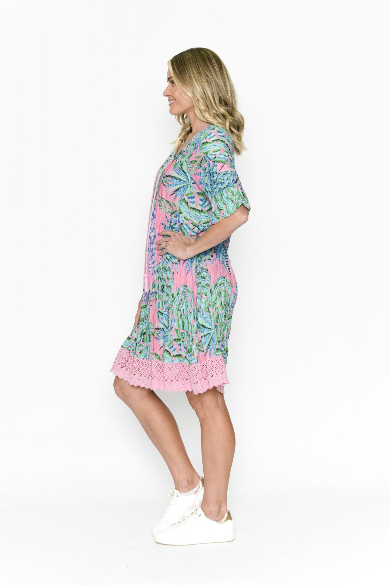 Hannah Tunic Boho Short Sleeve