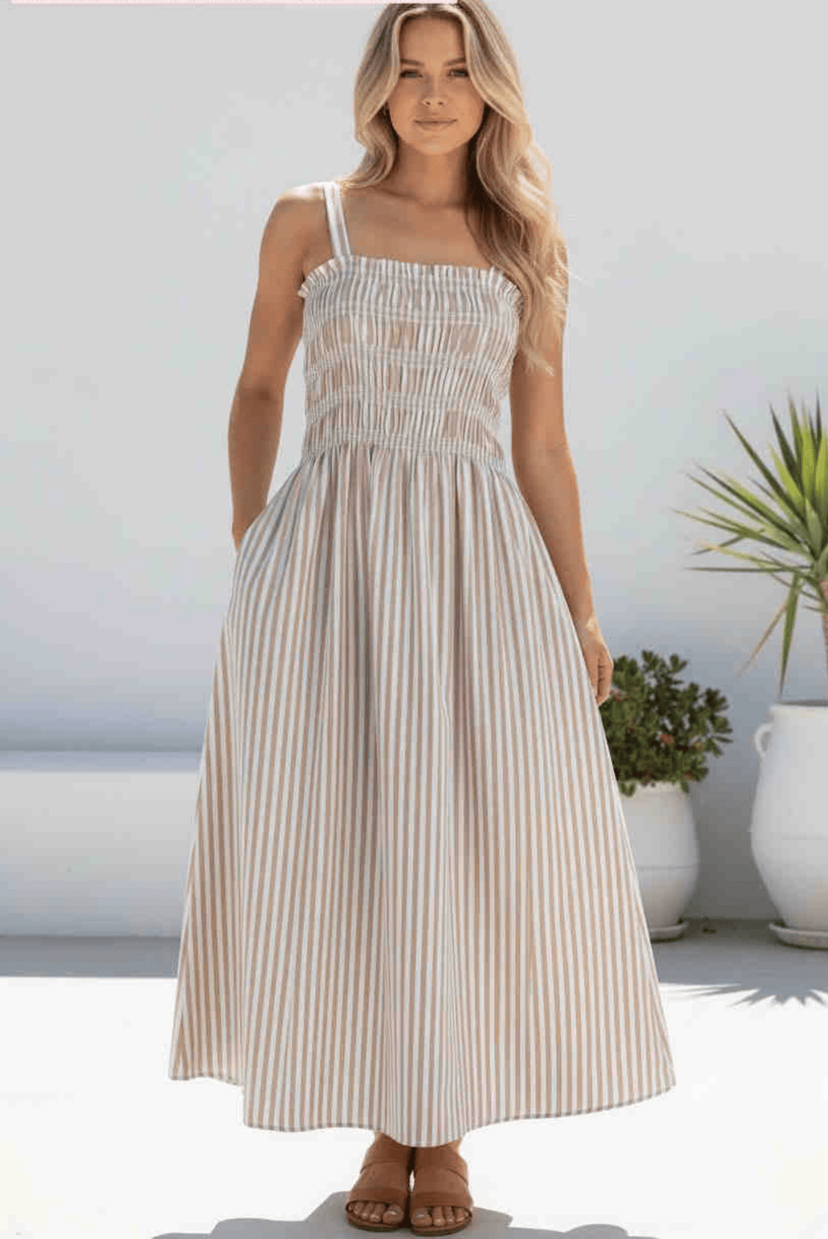 Sahara Midi Dress - Solara Boheme