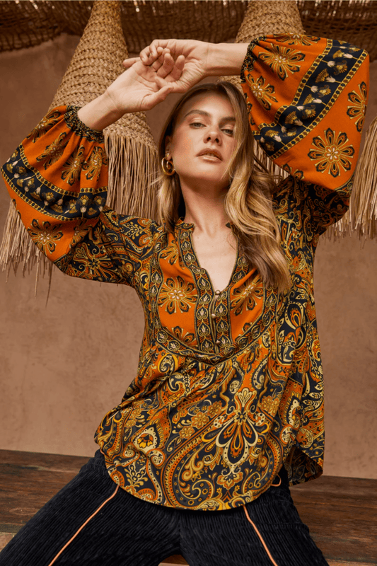 Sylvie Blouse - Mystic - Solara Boheme