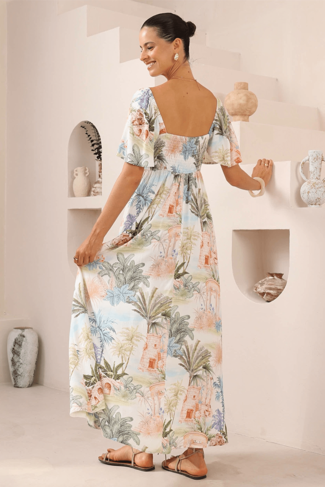 Tropical Escape Maxi Dress - Solara Boheme