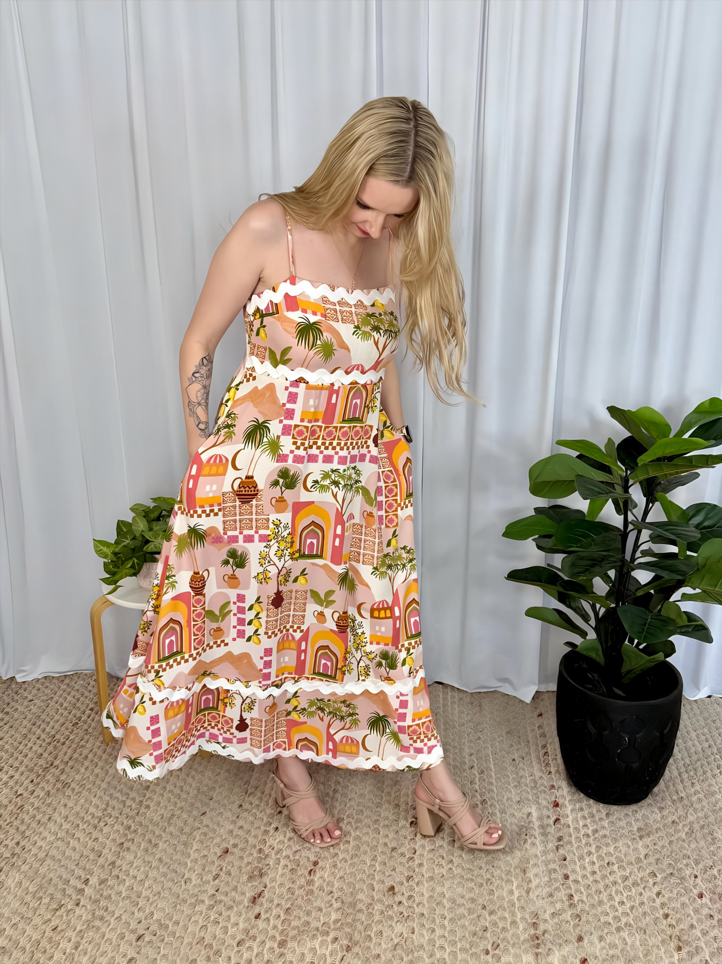 Solene Midi Dress