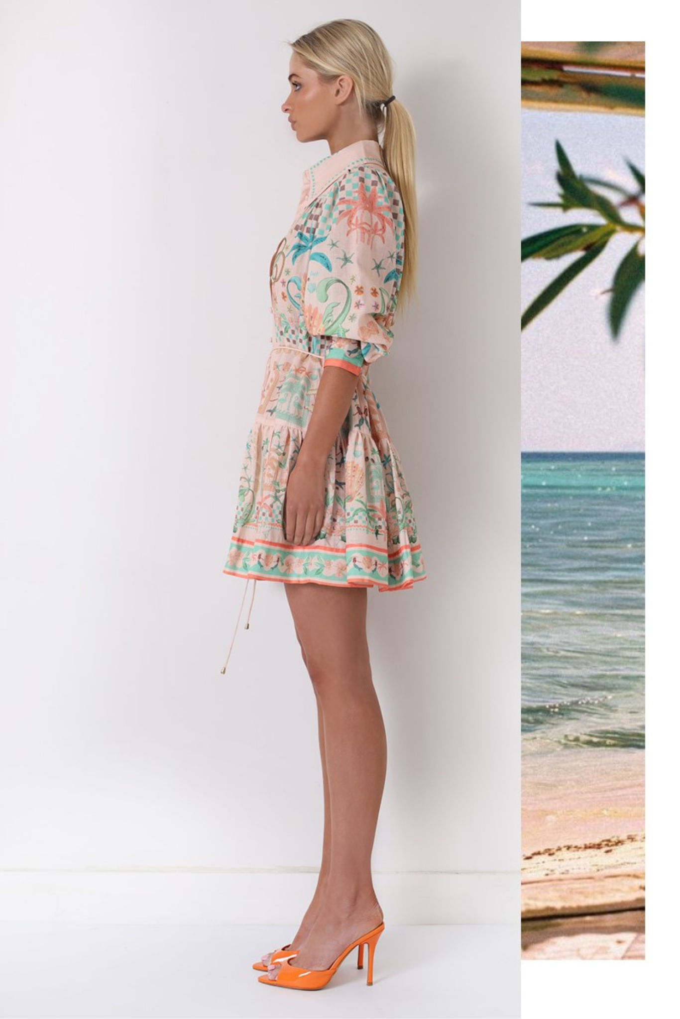 Palm Vista Mini Dress