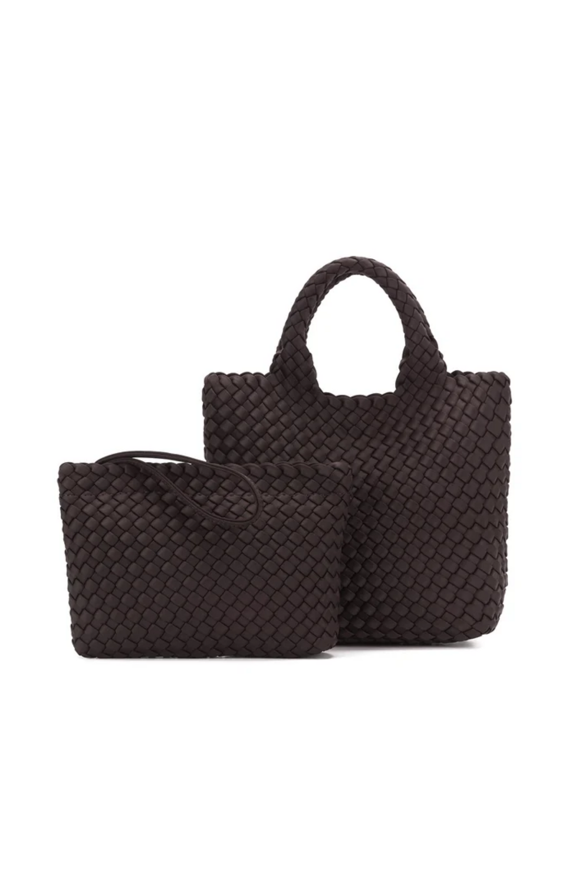 Riveria Chocolate 2 Piece Mini Tote Handbag