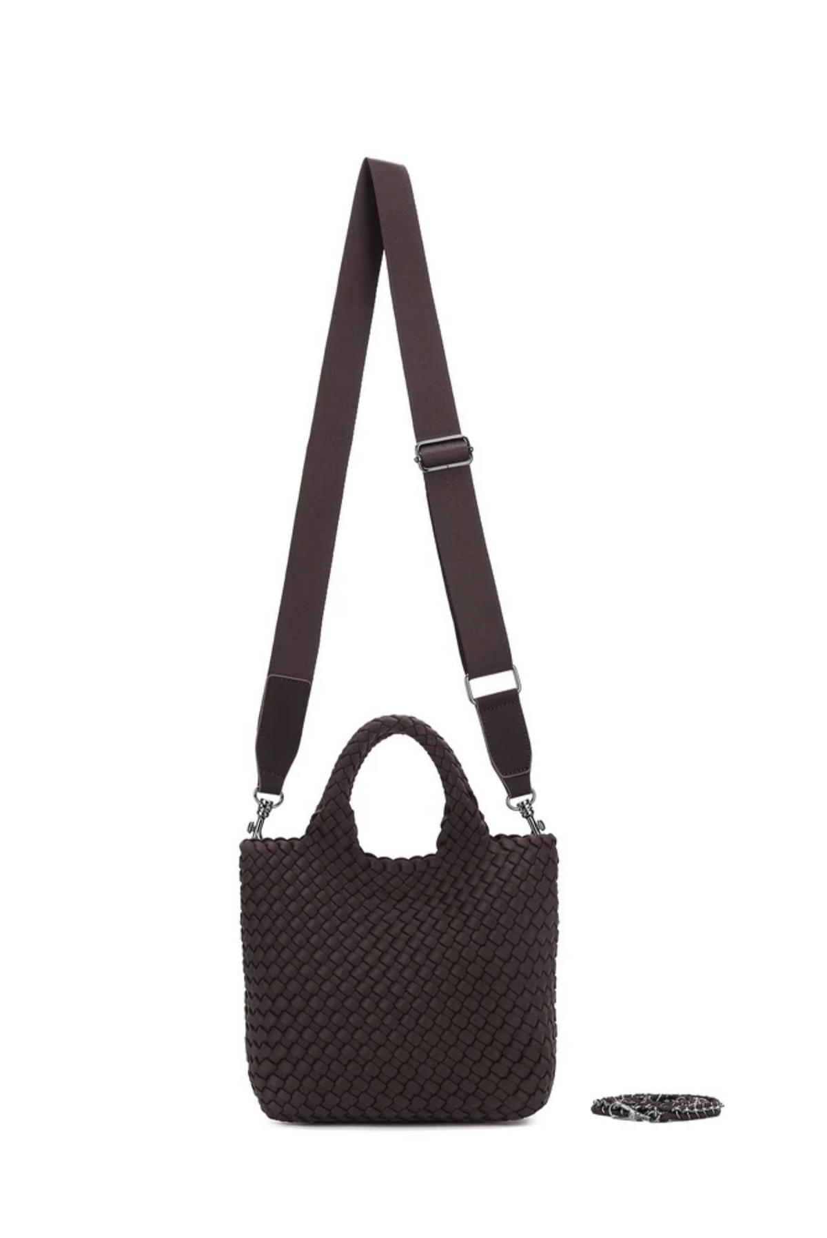 Riveria Chocolate 2 Piece Mini Tote Handbag