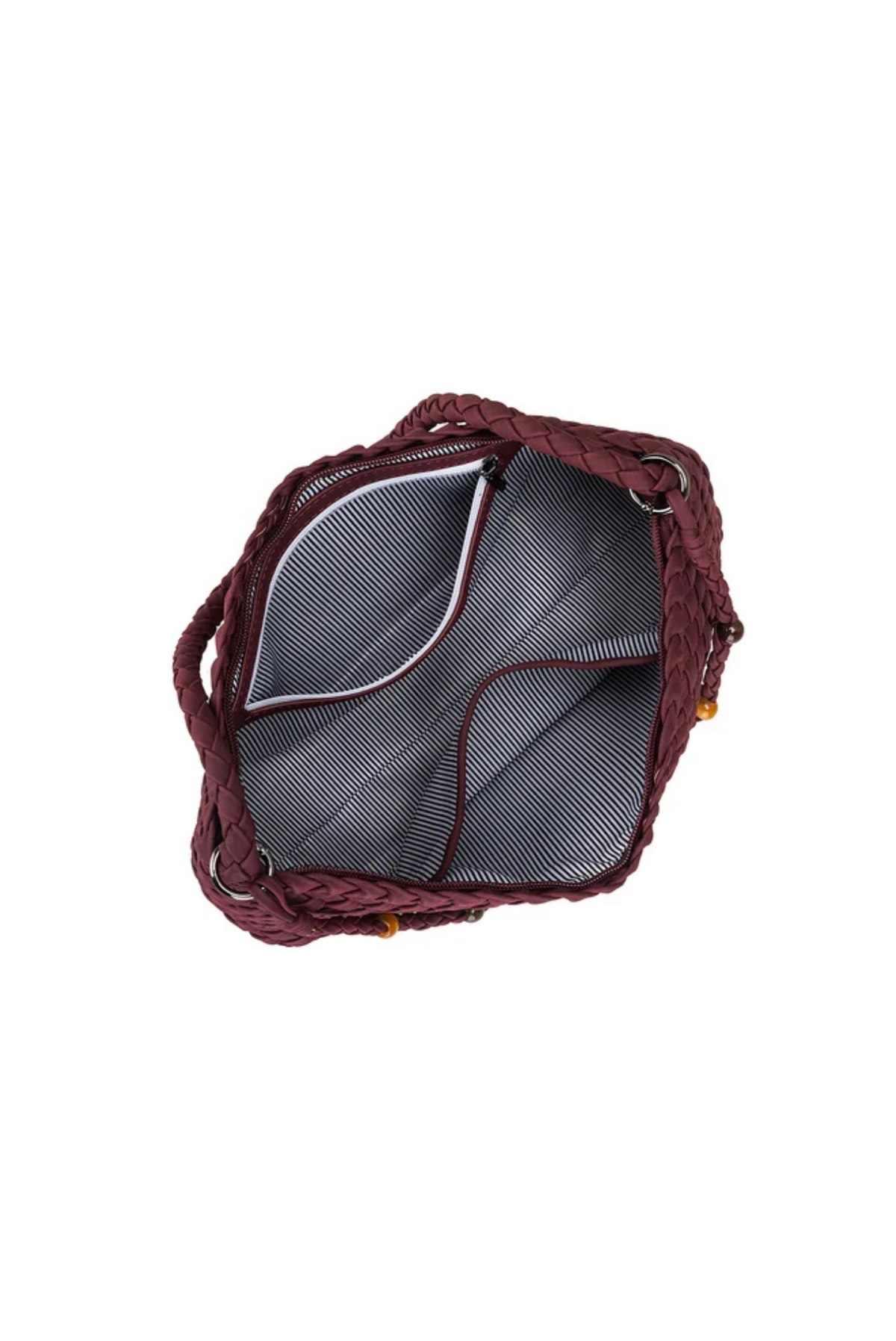 Nolita Burgundy 2 Piece Suedette Handbag