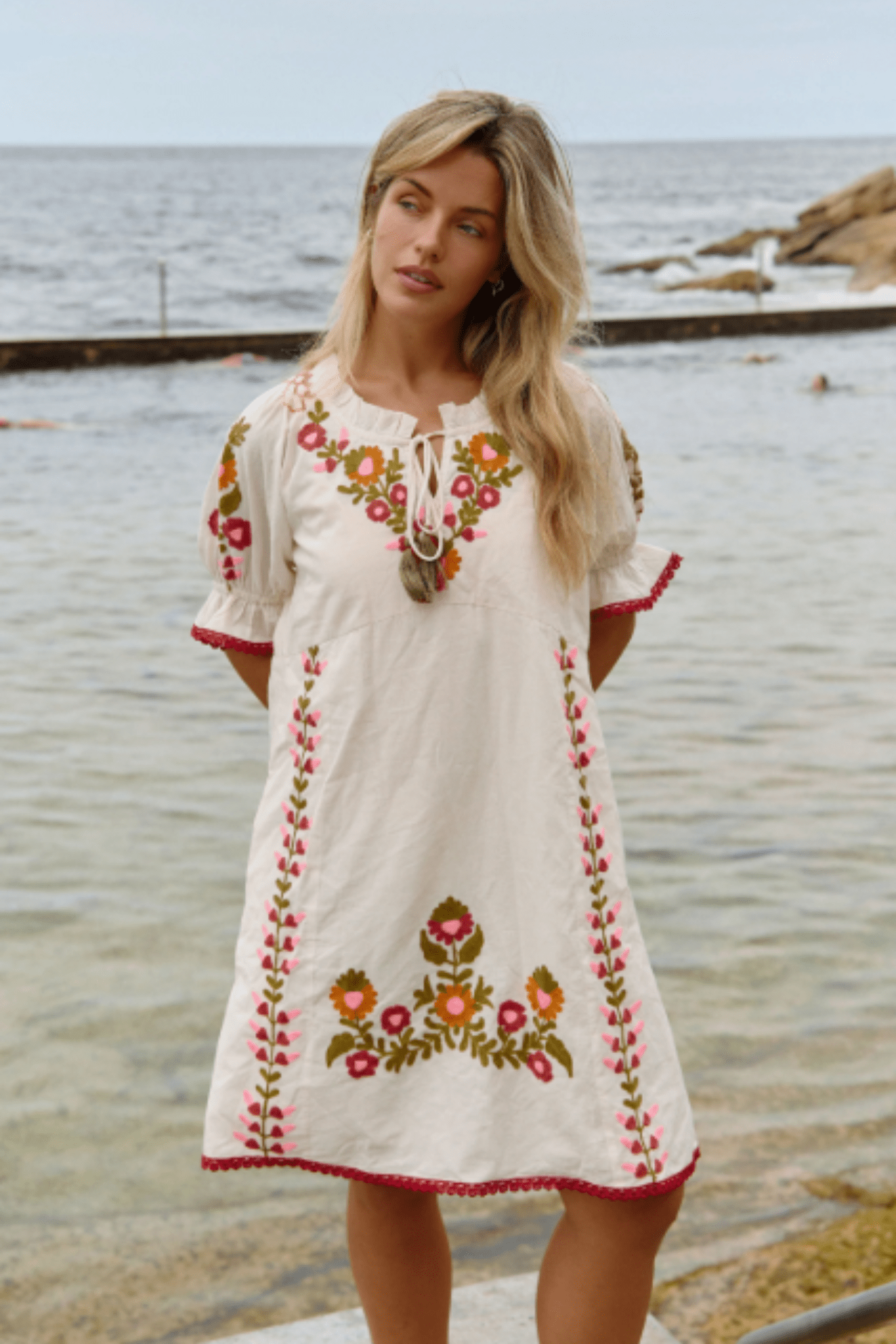 Acacia Spell Mini Dress - Solara Boheme