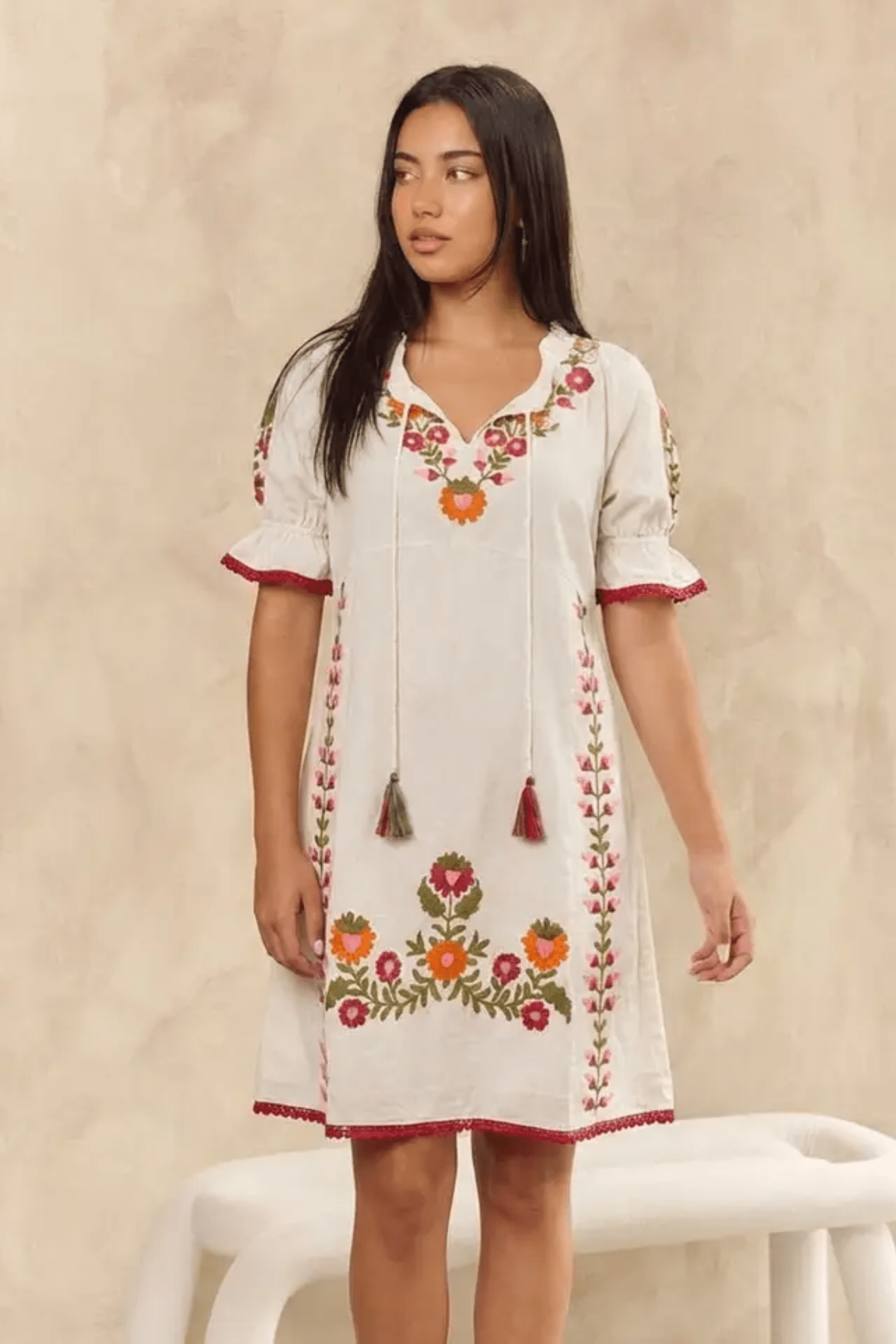 Acacia Spell Mini Dress - Solara Boheme