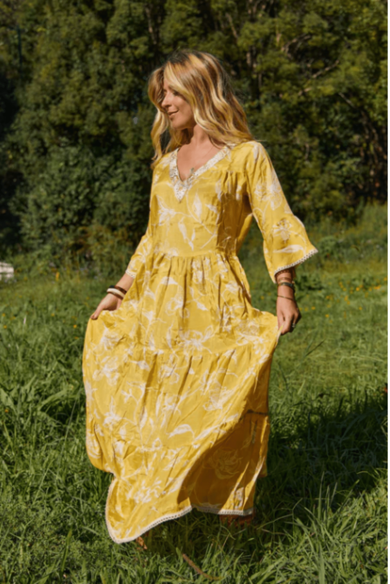 Amber Maxi Dress - Solara Boheme