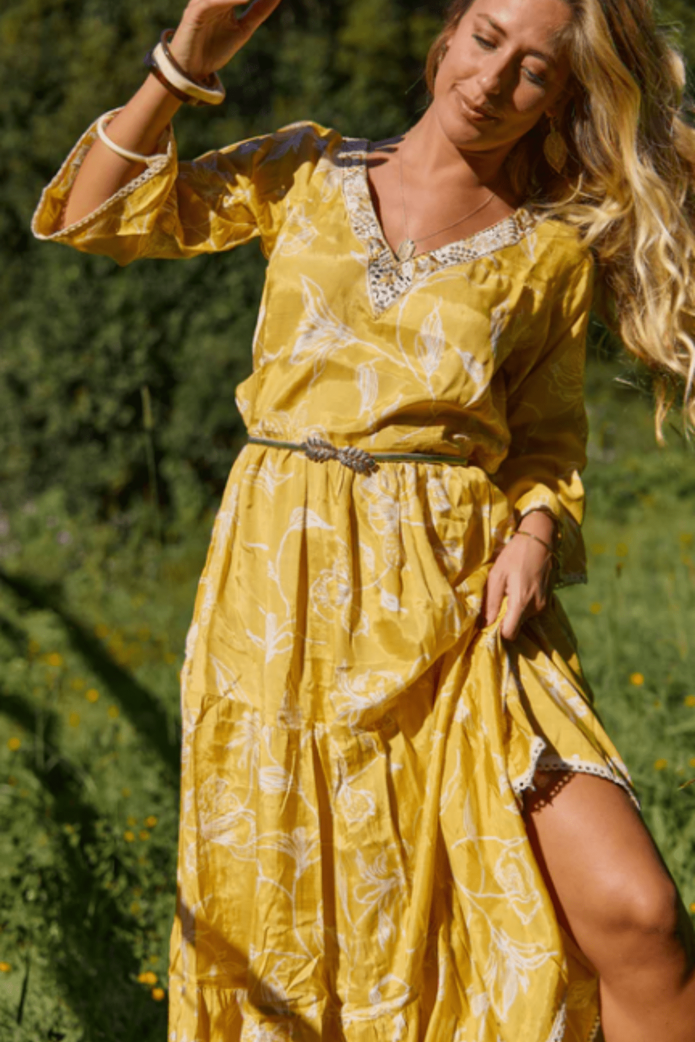 Amber Maxi Dress - Solara Boheme