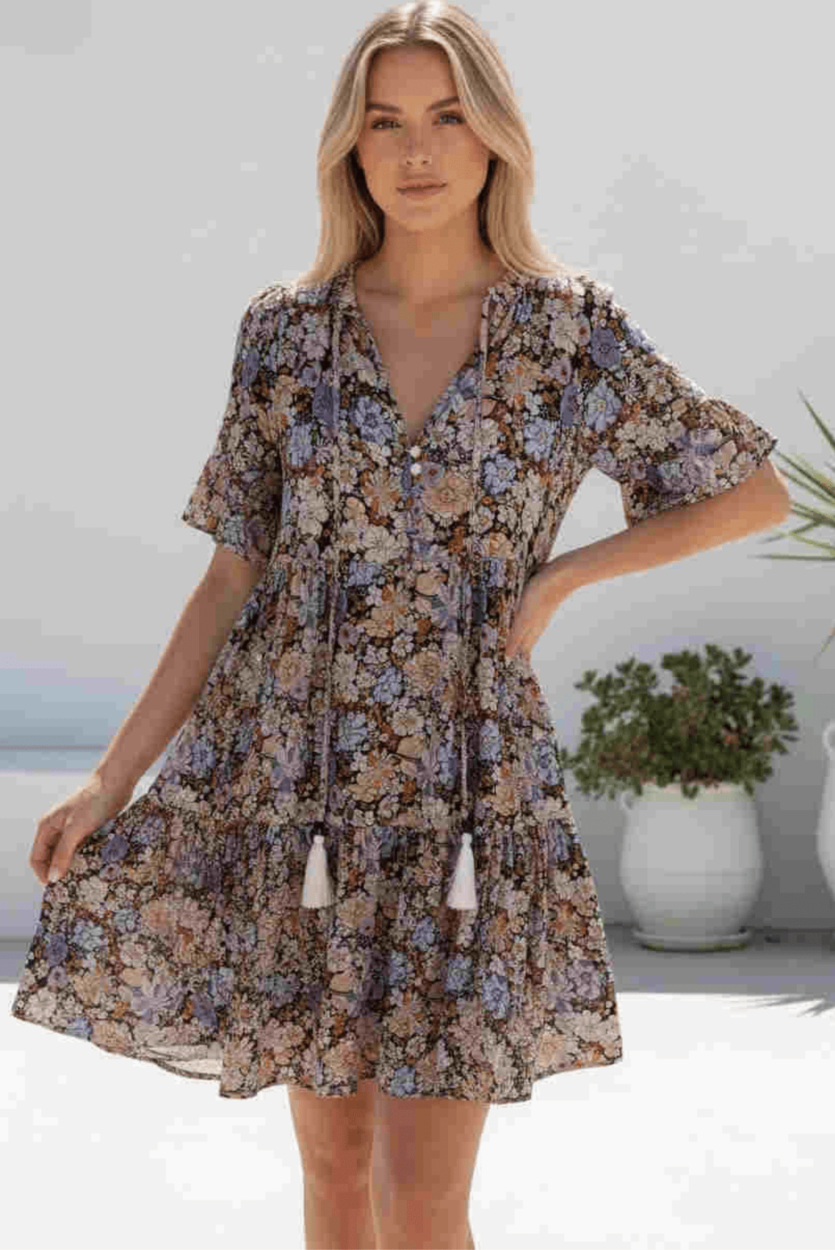 Amy Mini Dress - Solara Boheme