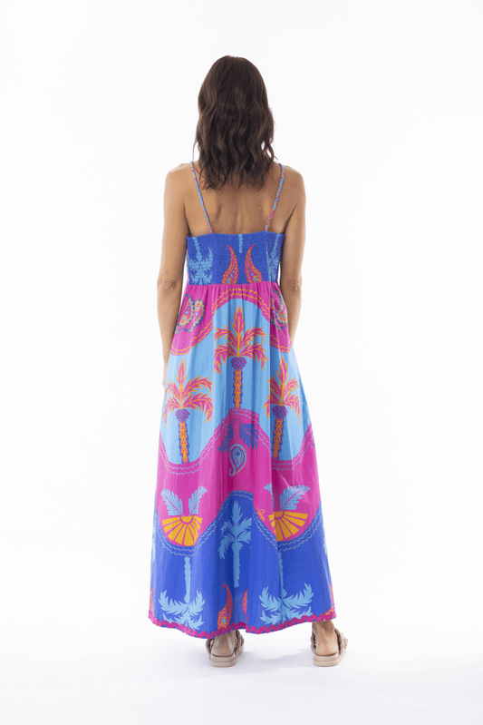 Celeste Blue Maxi Dress - Solara Boheme