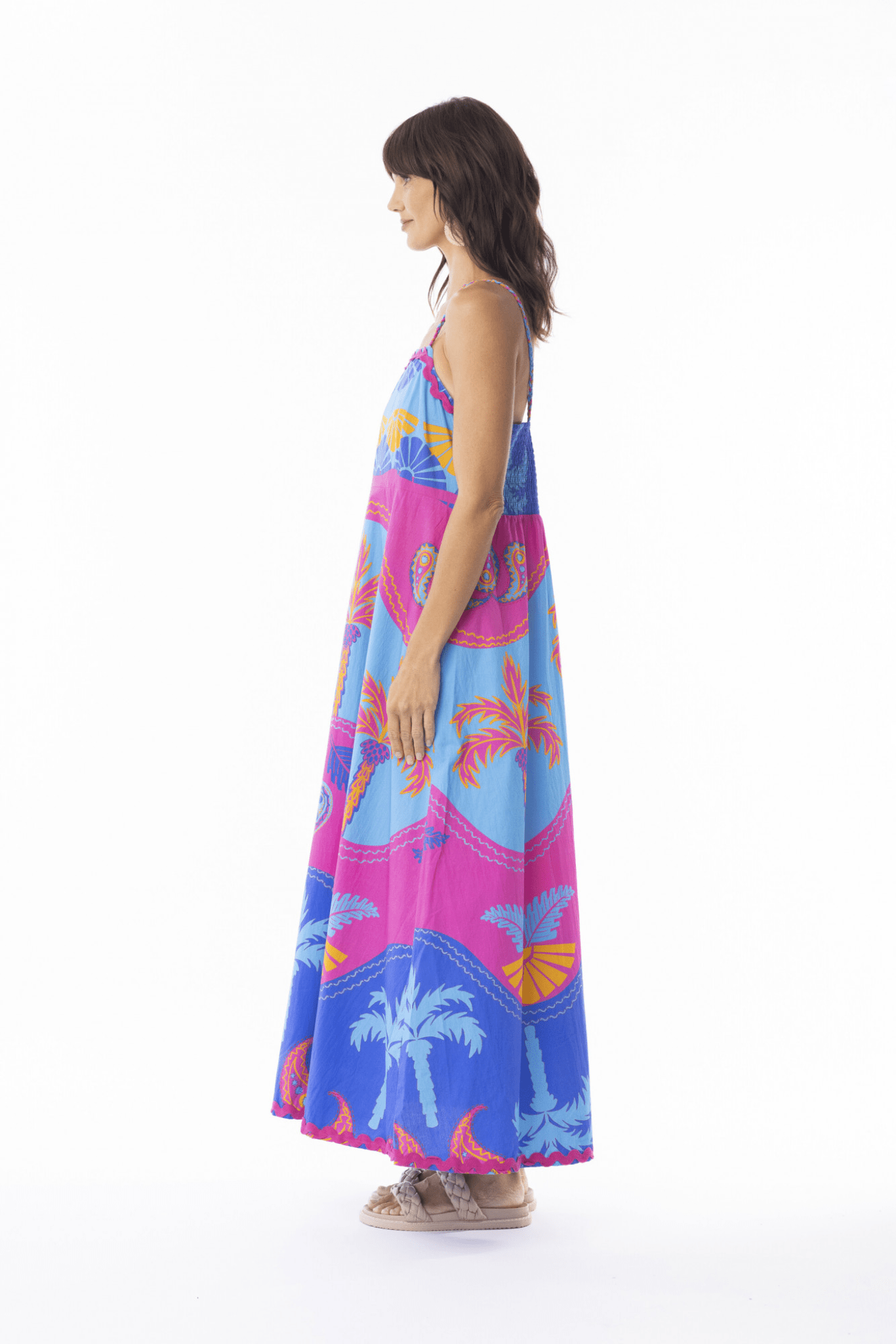 Celeste Blue Maxi Dress - Solara Boheme