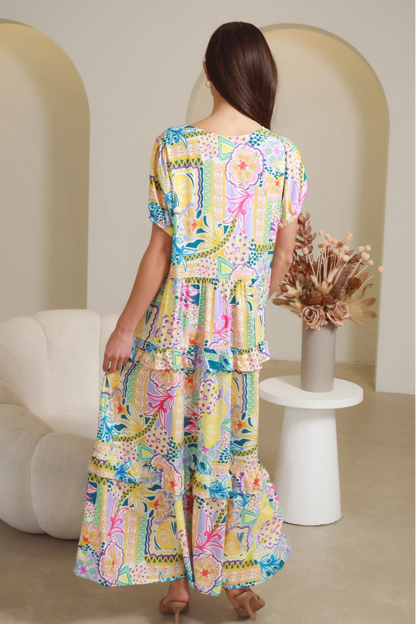 Cindy Midi Dress - Solara Boheme