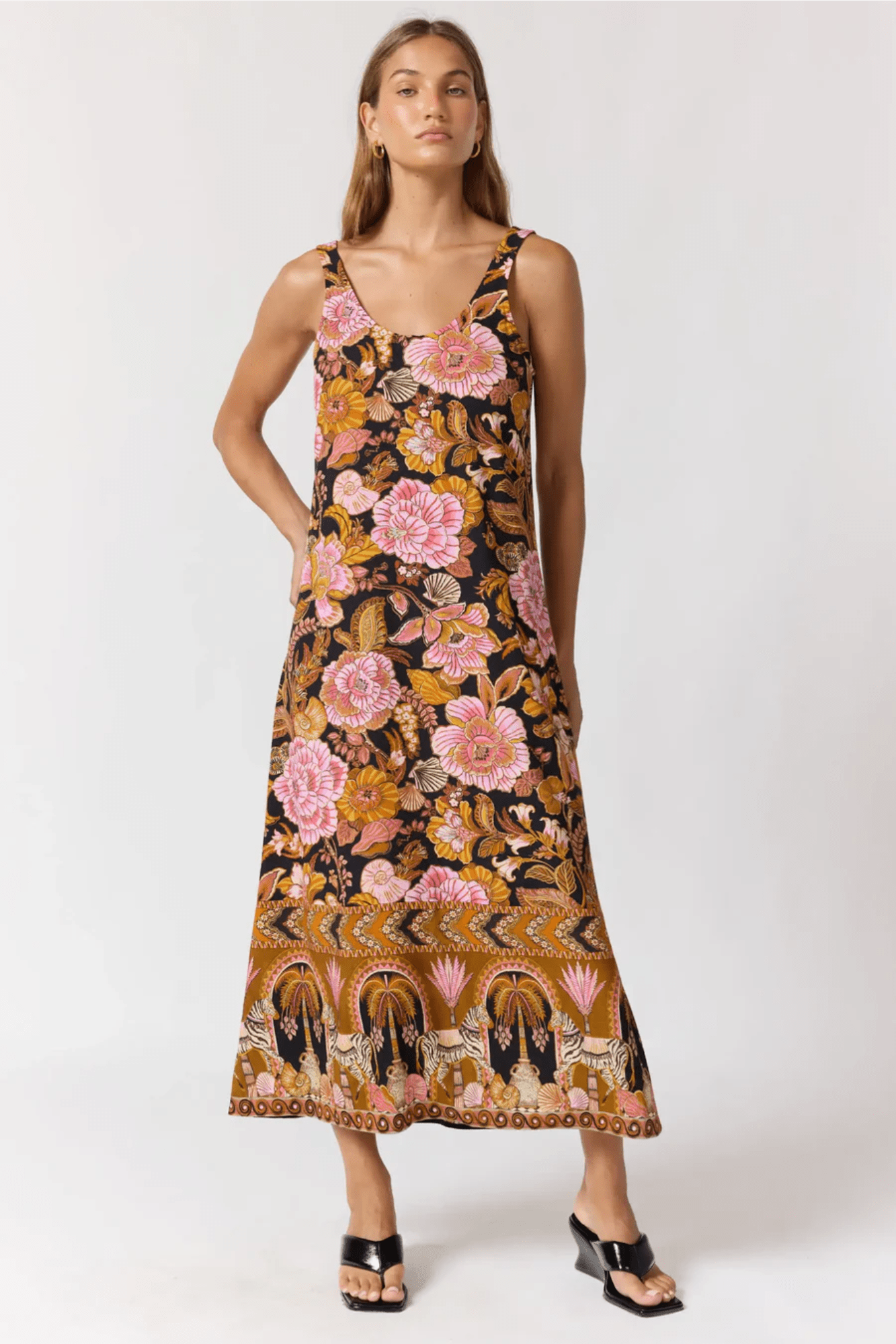 Faith Midi Dress - Solara Boheme
