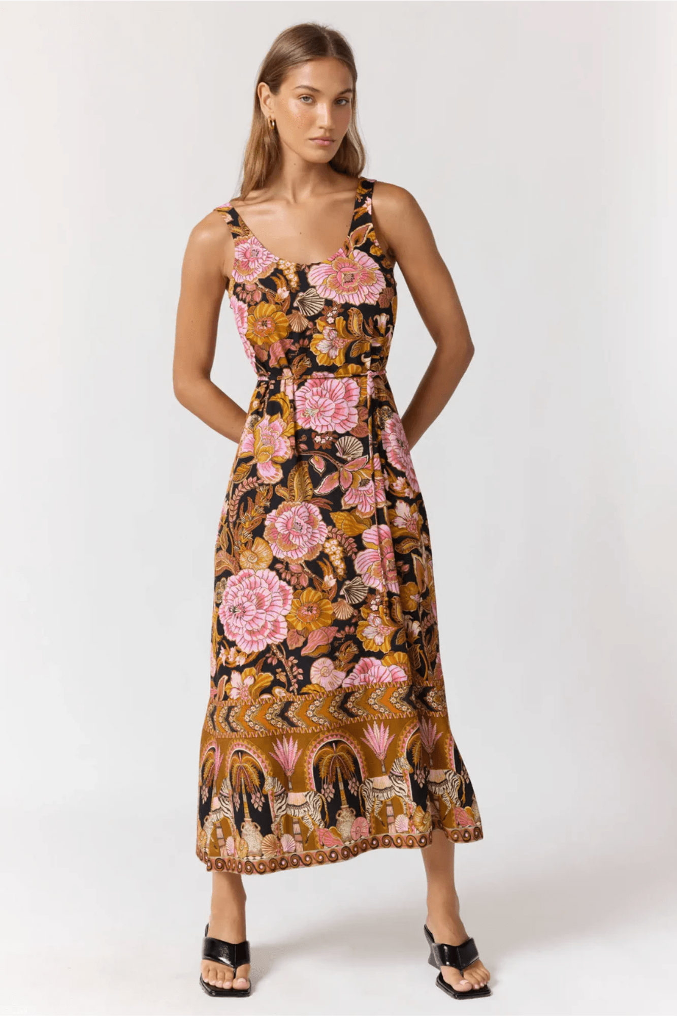 Faith Midi Dress - Solara Boheme