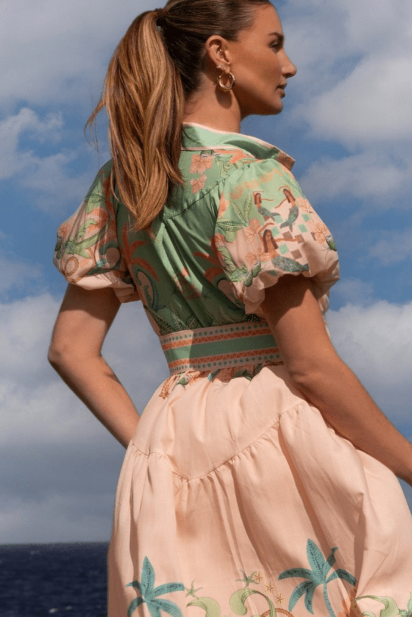 Flamingo Coast Maxi Dress - Solara Boheme