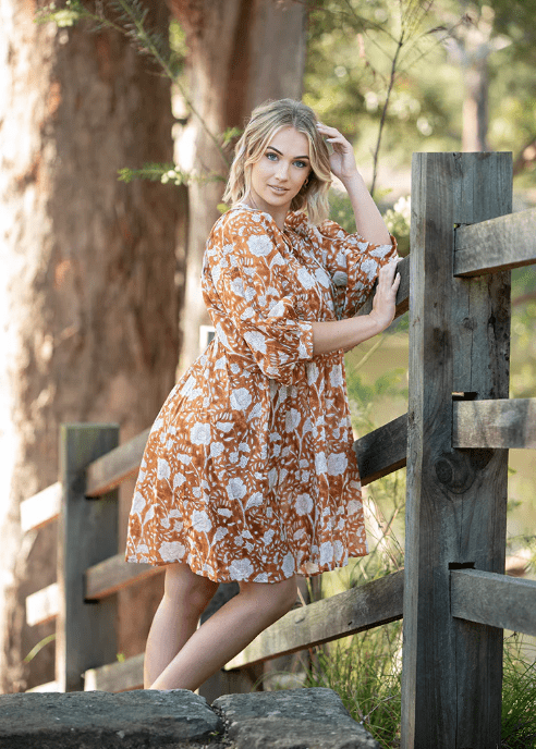 Fleur Mini Dress - Solara Boheme