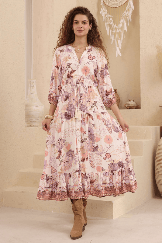 Floral Dream Maxi Dress - Solara Boheme