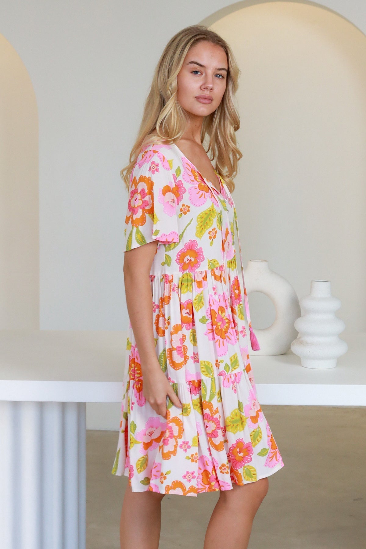Freya Mini Dress - Solara Boheme