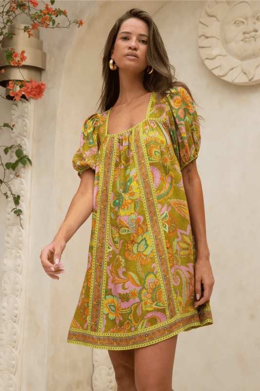 Gemmah Mini Dress - Solara Boheme