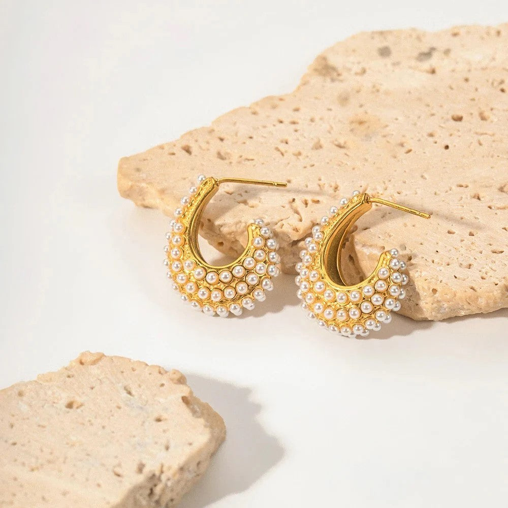 Pearl Stud Earrings