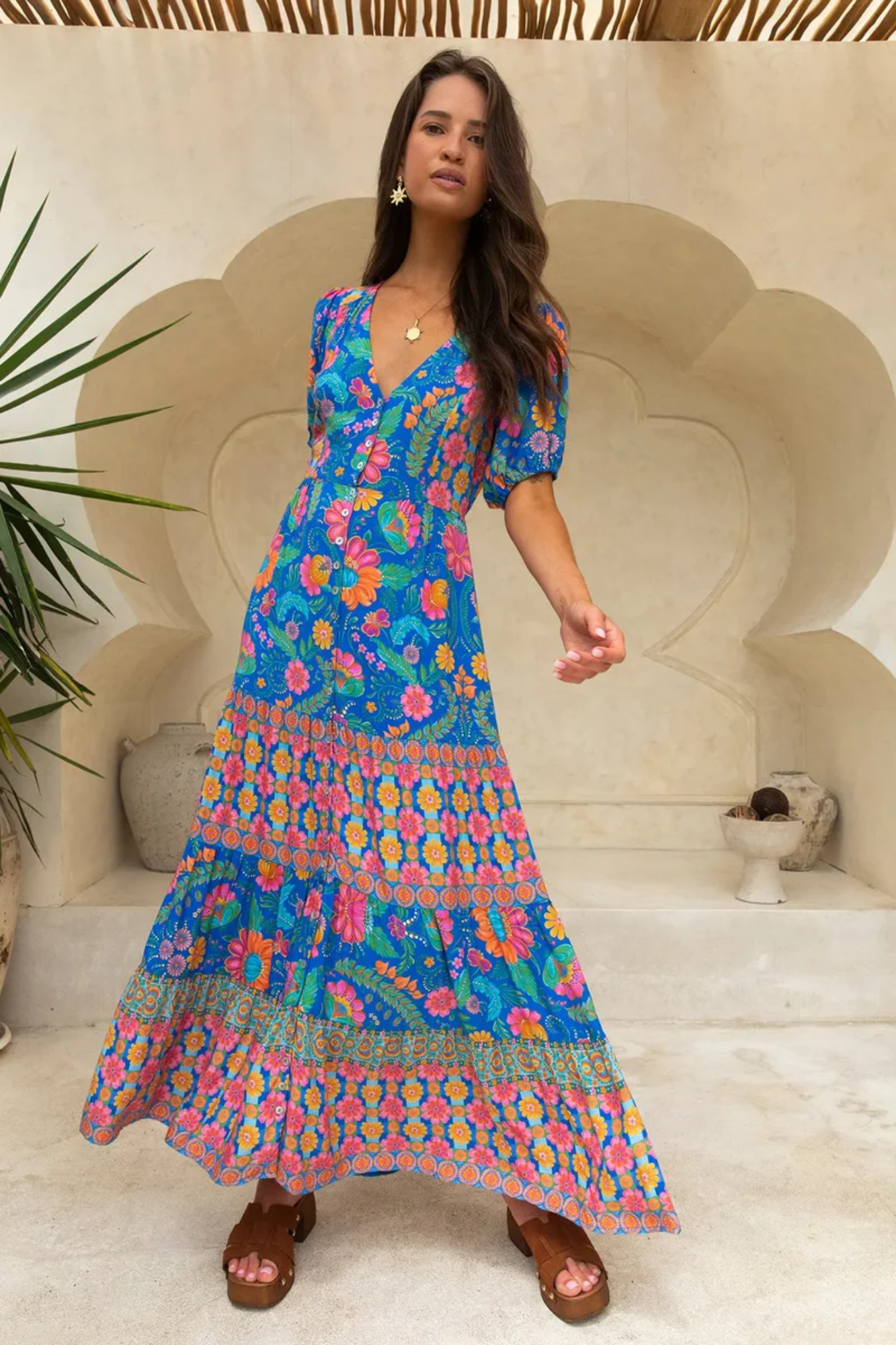 Golden Years Maxi Dress - Solara Boheme