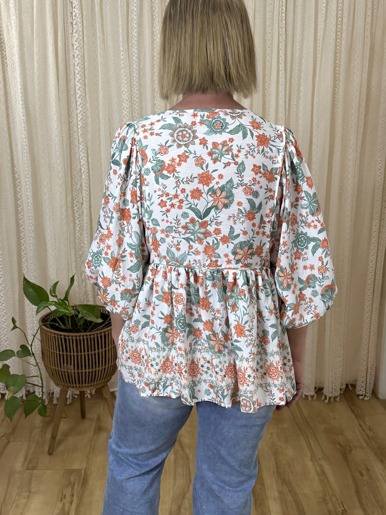 Harvest Blossom Blouse - Solara Boheme