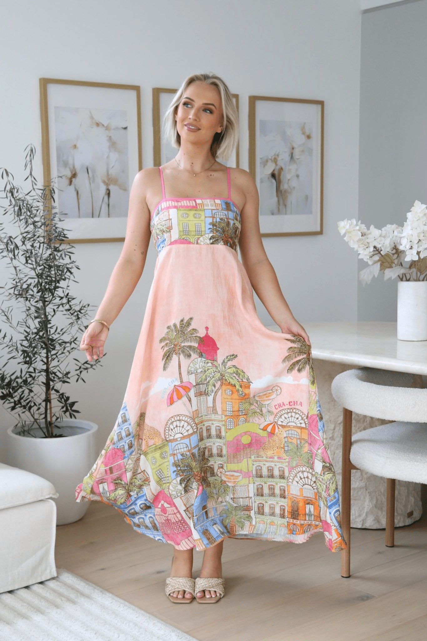 Havana Holiday Maxi Dress - Solara Boheme
