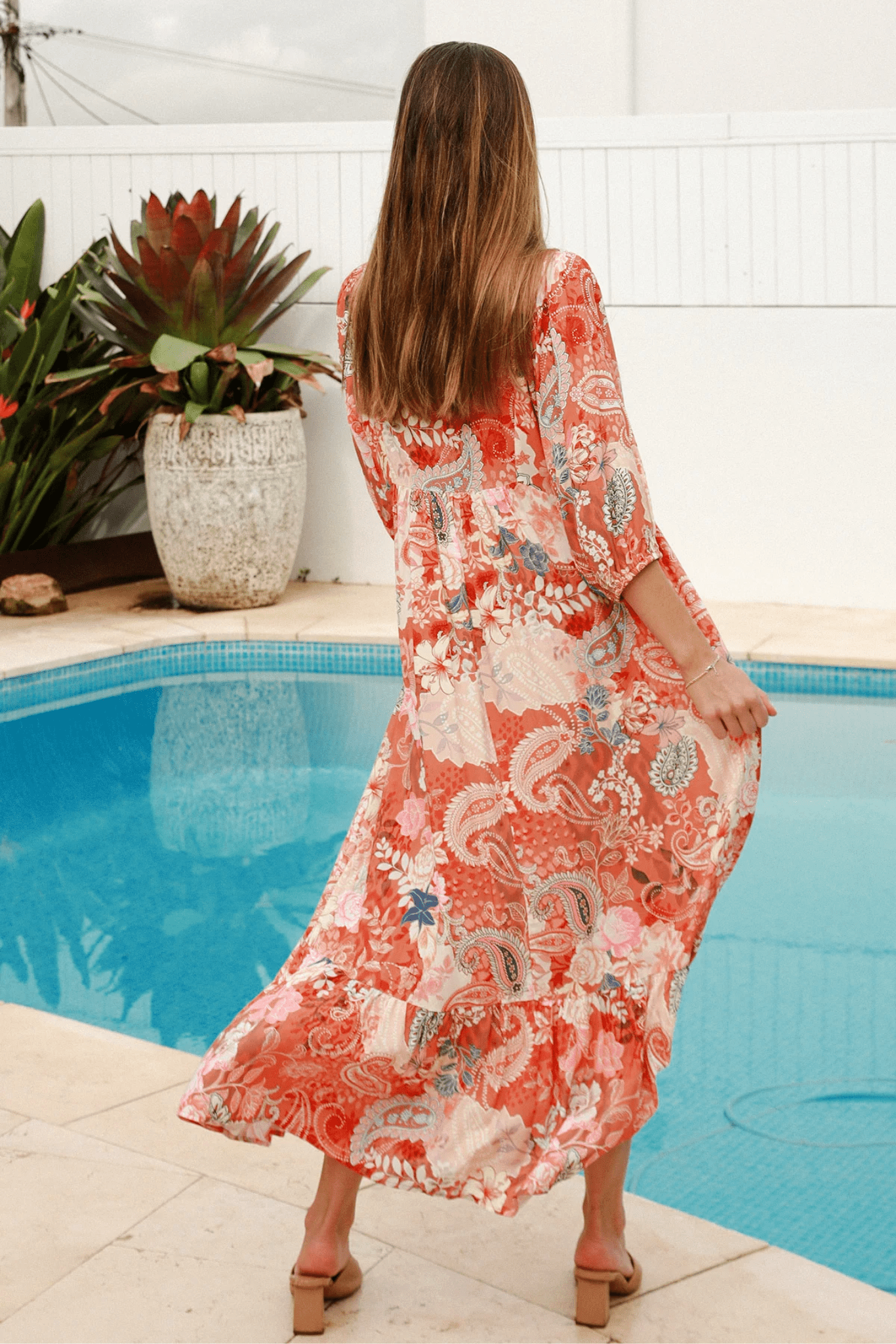 Jaylani Midi Dress - Solara Boheme
