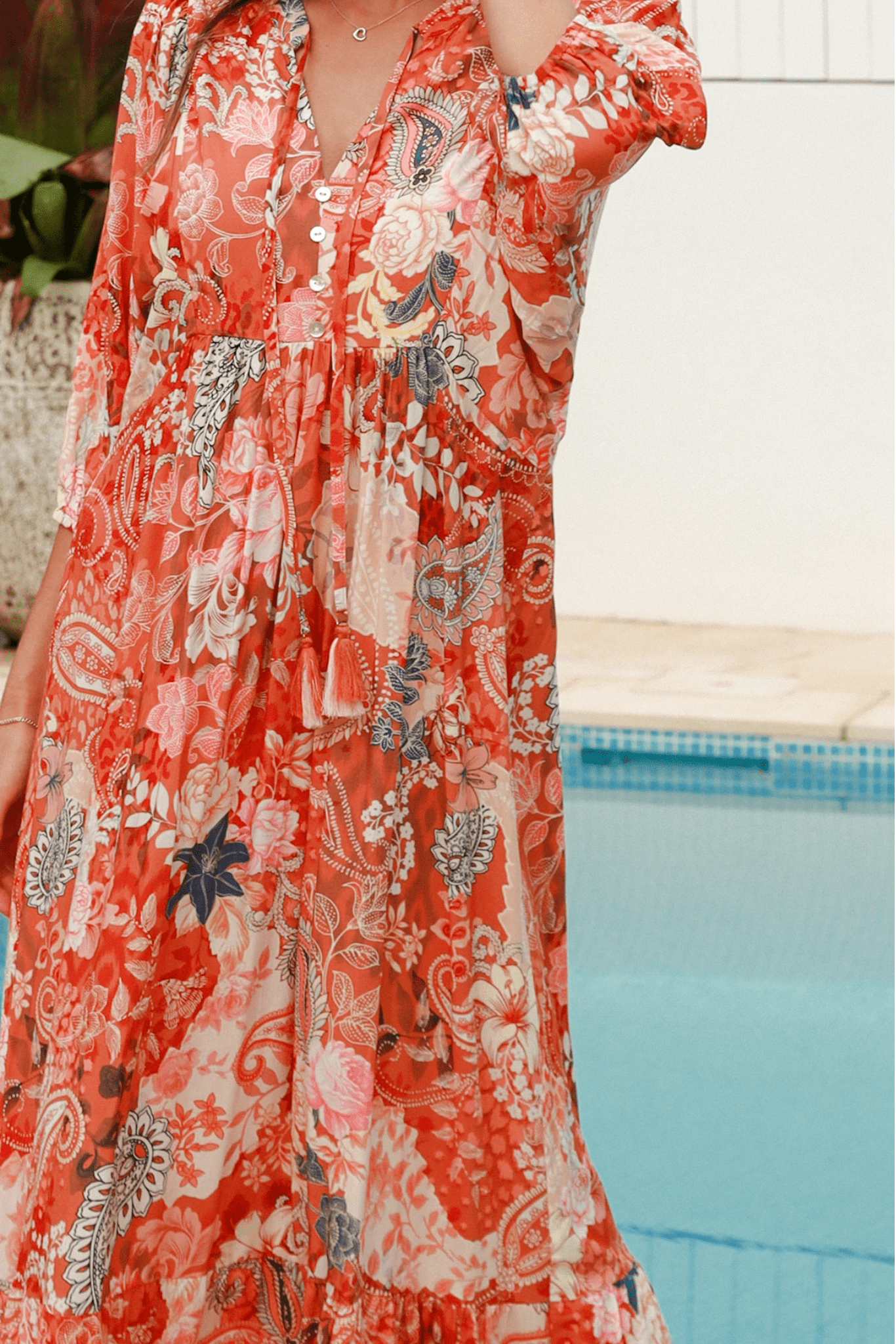 Jaylani Midi Dress - Solara Boheme