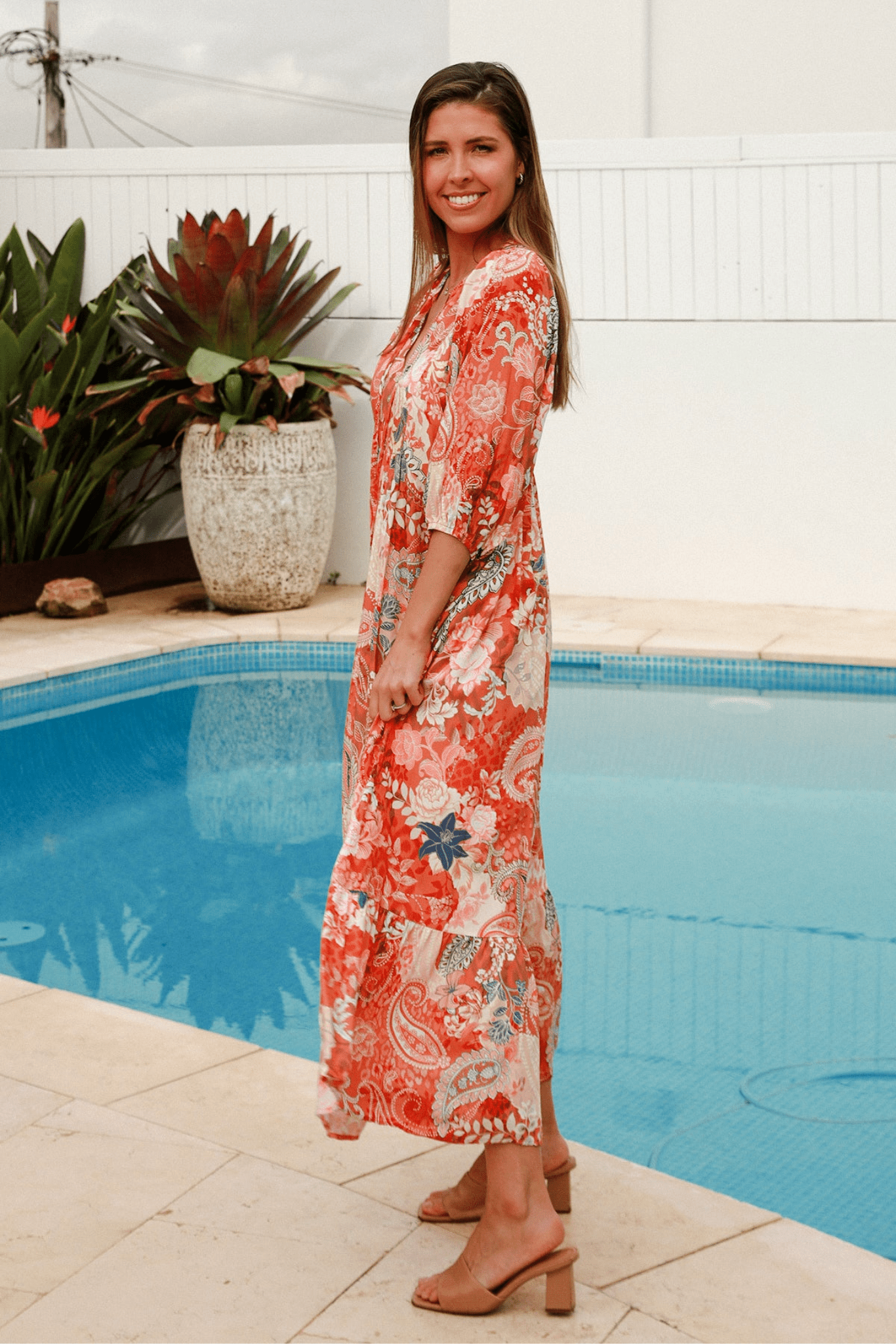 Jaylani Midi Dress - Solara Boheme