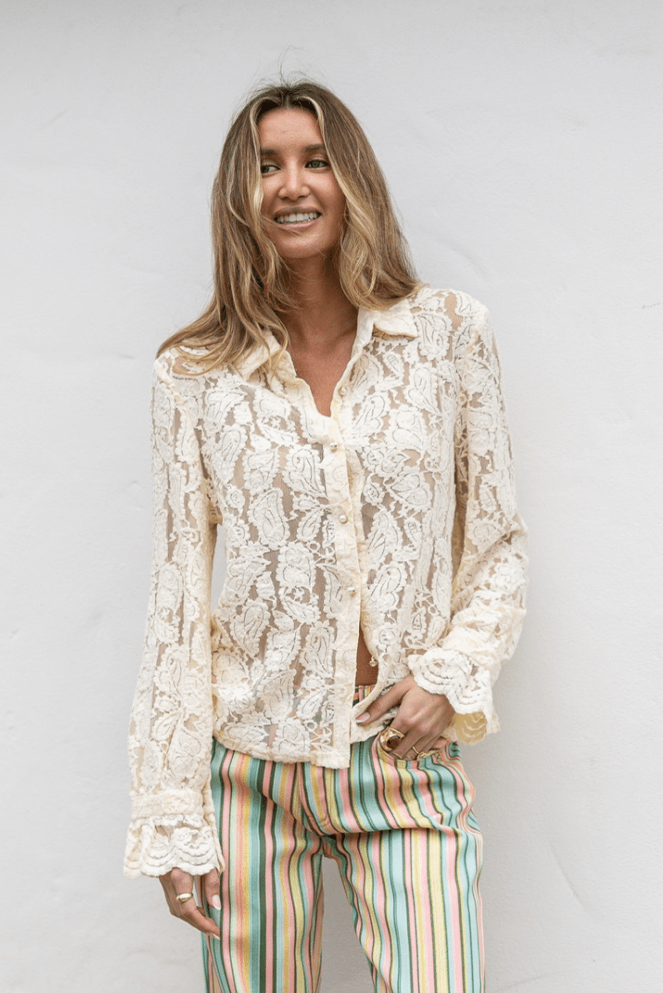 Lenni Lace Blouse - Solara Boheme