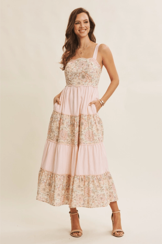 Melodie Midi Dress - Solara Boheme