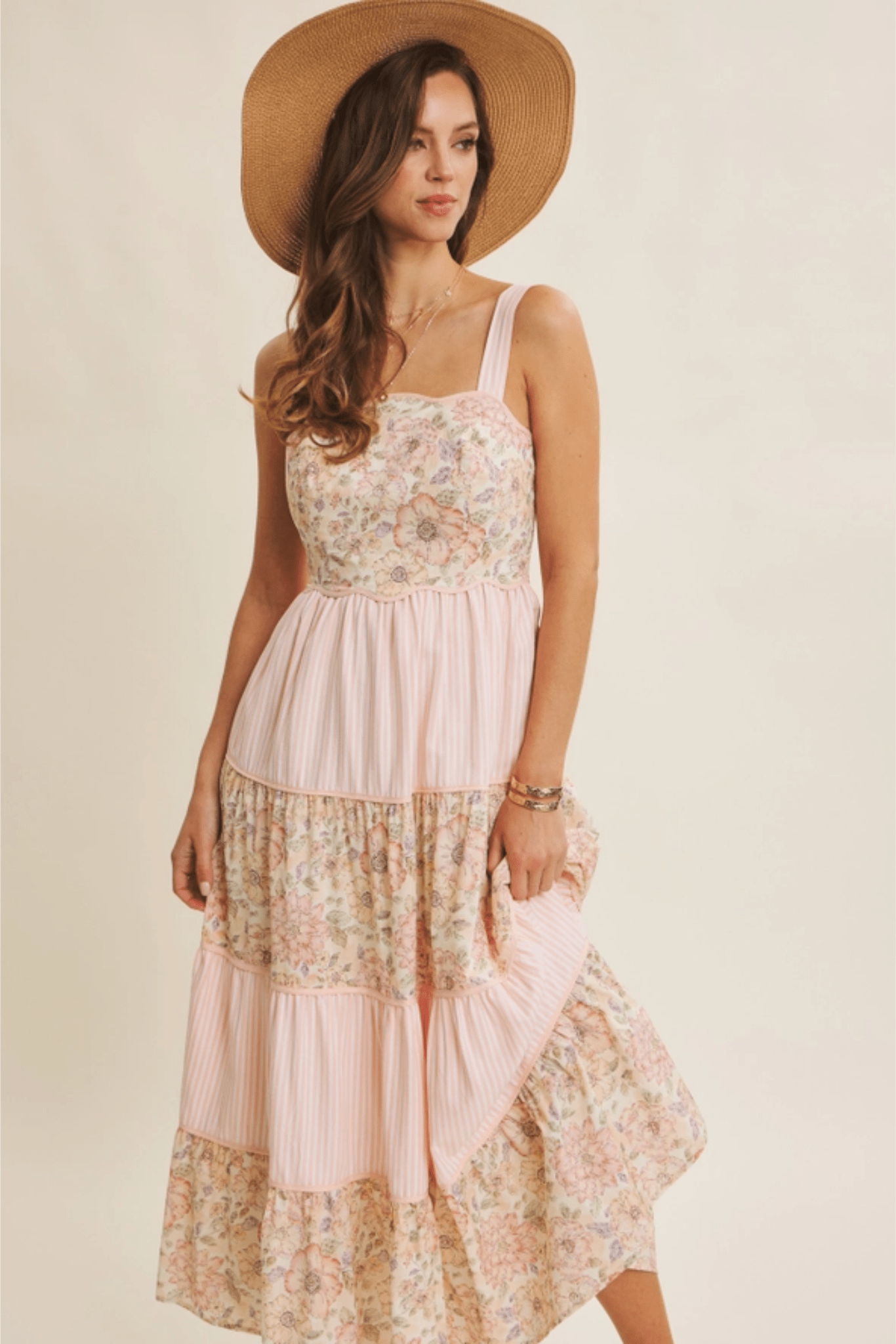Melodie Midi Dress - Solara Boheme