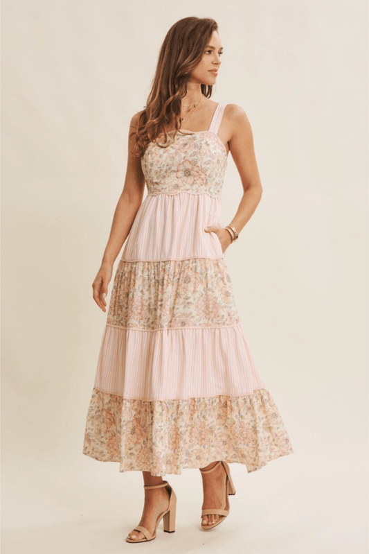 Melodie Midi Dress - Solara Boheme