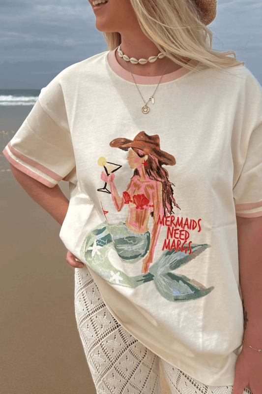 Mermaids Need Margs Tee - Solara Boheme