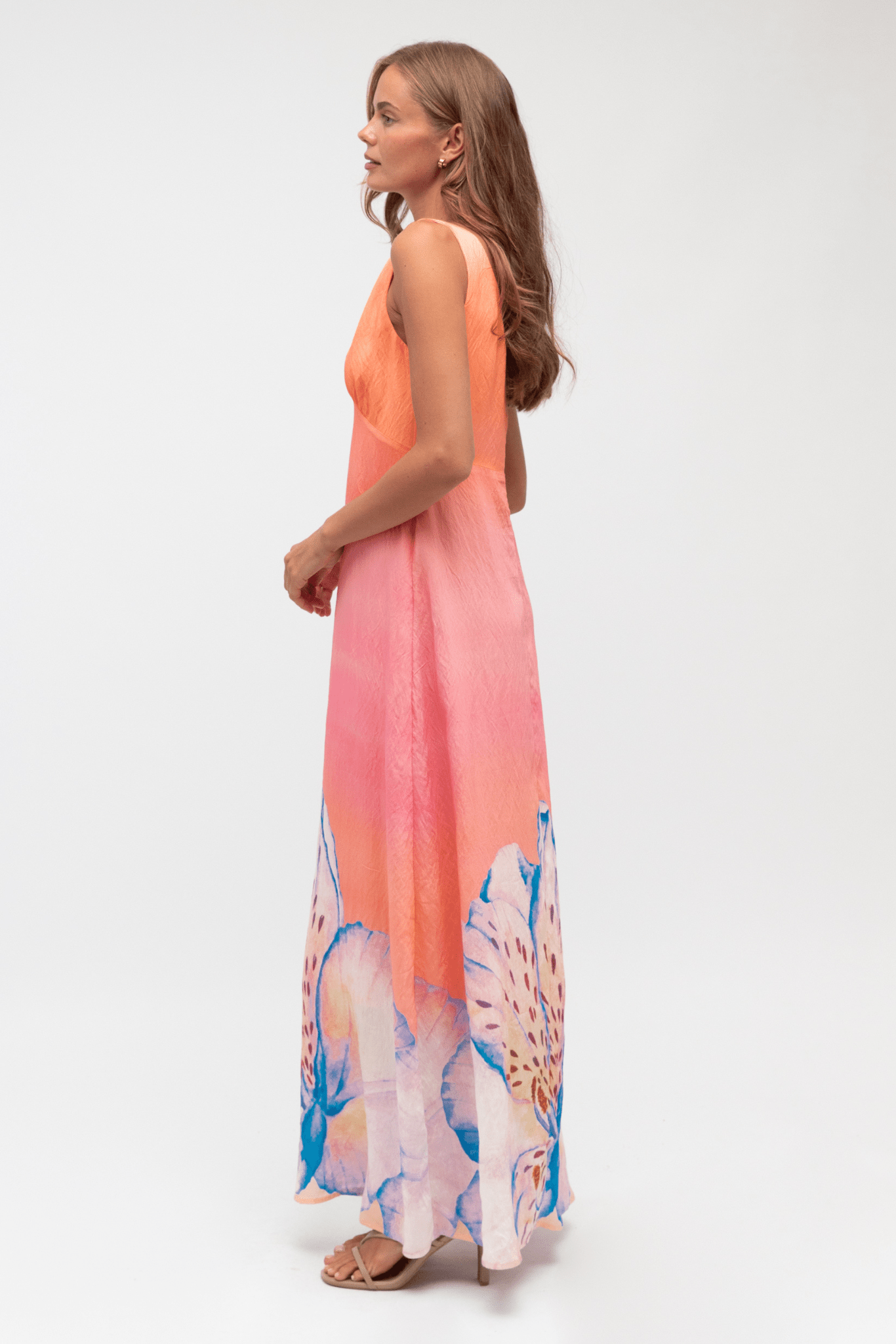 Orchid Blush Maxi Dress - Solara Boheme