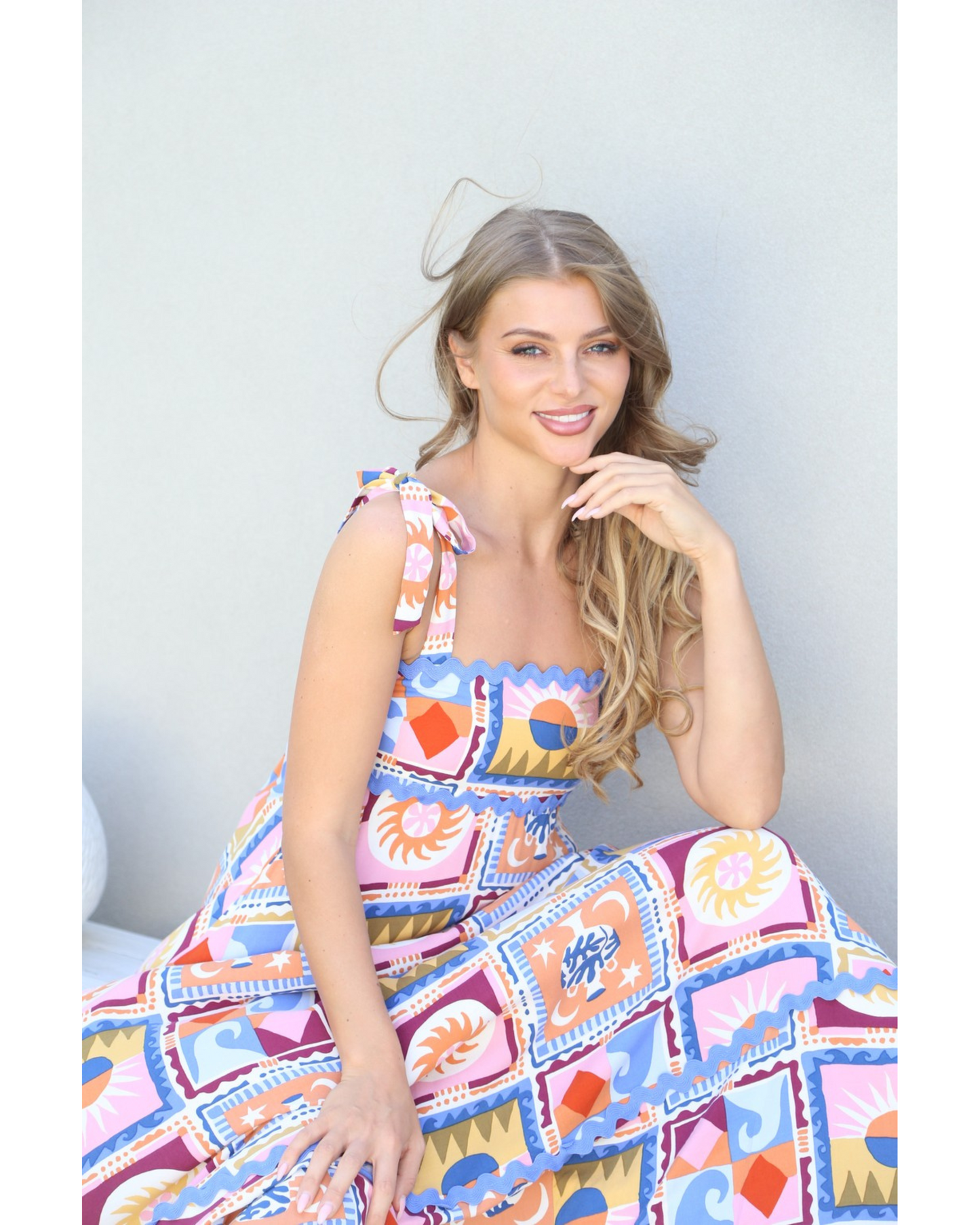 Salty Bright Maxi Dress