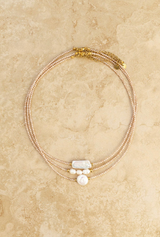 Koa (3 pearl only) Necklace